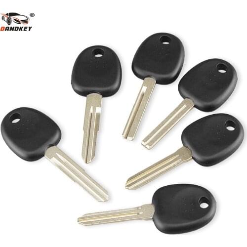 Dandkey Car Transponder Chip Key Shell Uncut Blank Case For Kia For Hyundai Accent Coupe Elantra Excel Getz Lavita TiburonTucson