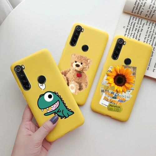 Phone Case For Xiaomi Redmi Note 8T Case Cover Silicon Cute Cartoon Soft TPU Capa Funda For Redmi Note8T Note 8t Case Back Cover