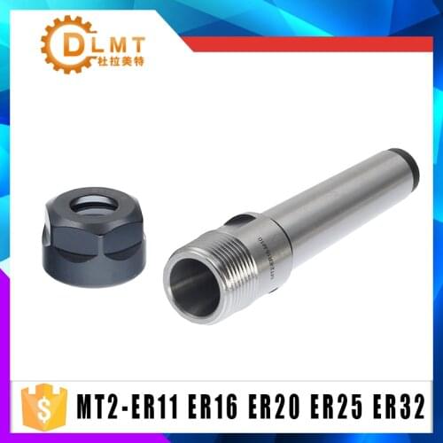 ER32 ER25 ER20 ER16 ER11 MT2 M10 MTA2 Drawbar CNC Milling Steel Material Collet Chuck Holder