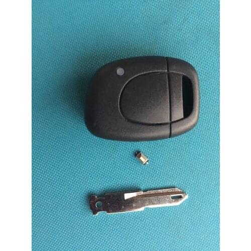 For Renault Clio 1 Button Remote Key FOB Case Shell Uncut Blade With Micro Switches Blank Car Accessories Auto Parts Hot Selling