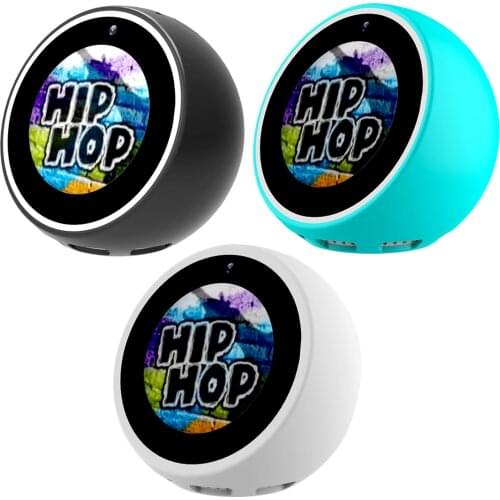 Gosear Case for Echo Spot Dustproof Anti Drop Silicone Protector Protective Cover Case for Amazon Echo Spot Smart Speaker