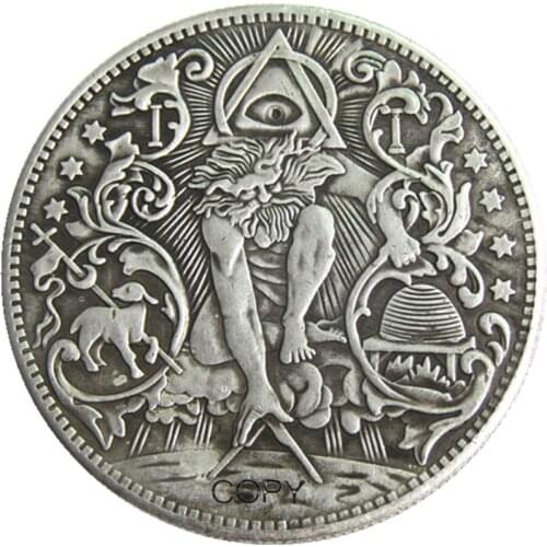 HB(133)US Hobo Morgan Dollar New/Old Color Silver Plated Copy Coins