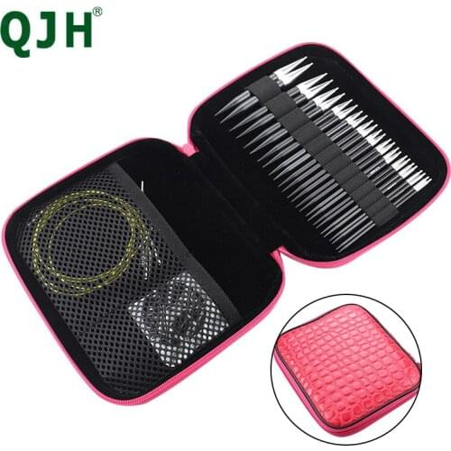 13pcs Detachable Aluminum Handle Weaving Needles, 2.75mm to 10mm Crochet Knitting Needle Tool Set, Circular Needles Supplies