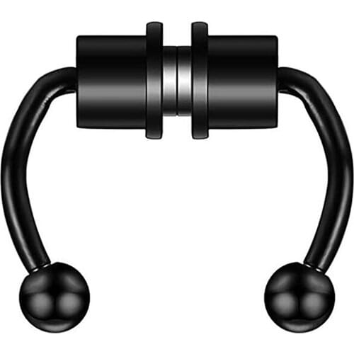 Nose piercing Nose Ring Reusable Alloy Fake Magnetic Horseshoe Non Piercing Hoop nose piercing nose ring Jewelry for Party Bar
