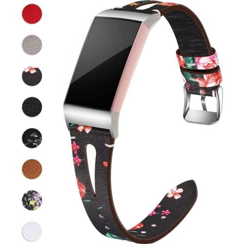 Leather strap For Fitbit Charge 4 band replacement Wristband Charge3/Charge4 SmartWatch Belt wrist Bracelet Fitbit Charge 3 band