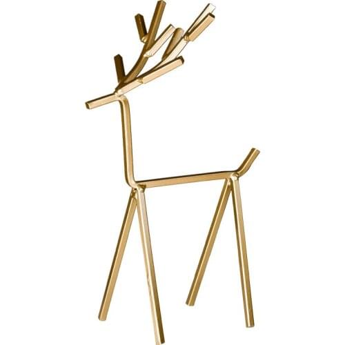 Creative Antler Jewelry Rack Ornaments Dressing Table Light Luxury Necklace Display Rack Key Earring Storage Rack