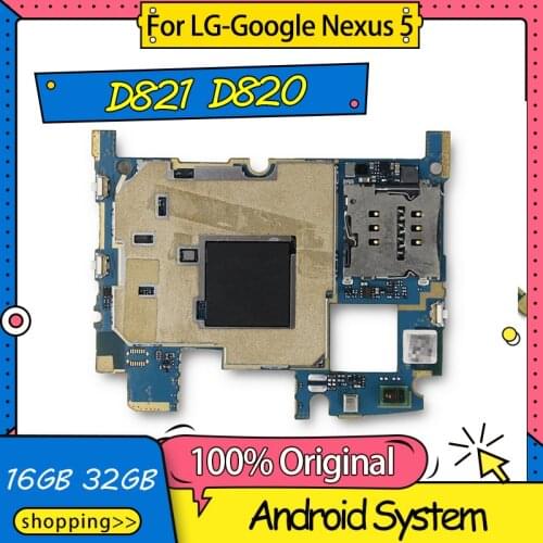 For LG Google Nexus 5 D821 D820 Motherboard,Original Logic Board For LG Google Nexus 5 D821 D820 Mainboard With Android System