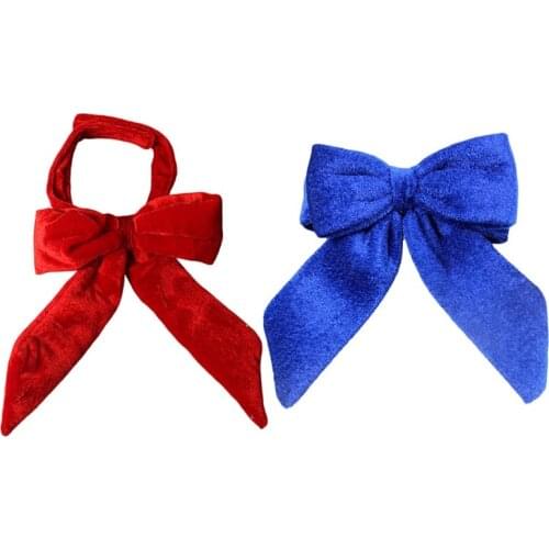 Bowknot Cute Pet Halloween Christmas Costumes,Party Pleuche Big Bowknot Collar Costume Accessory For Dogs Cats