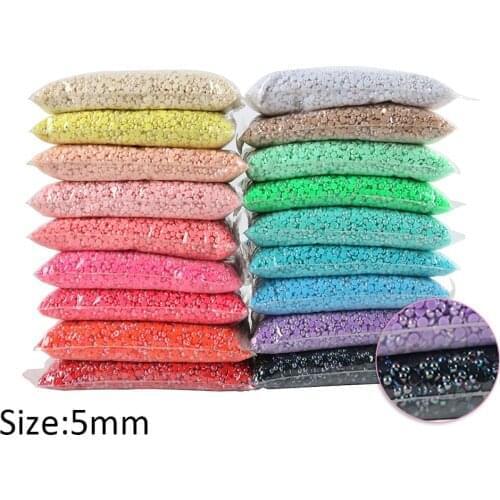 Wholesale 2 3 4 5mm ab pearls round stones big pack bulk kg bag for phone cases art decoration craft diy