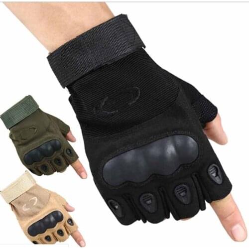 Fingerless Mens Gloves Military Tactical Gloves Outdoor Sports Shooting Hunting Airsoft Motorcycle Cycling Gloves Half Finger