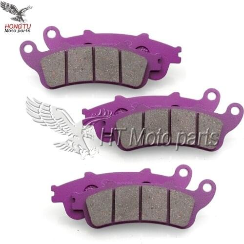 Carbon fiber Front / Rear Brake Pads For Honda VFR800 800 Interceptor CBR1100 CBR1100XX Blackbird ST1100 ST1300 GL1800 Goldwing