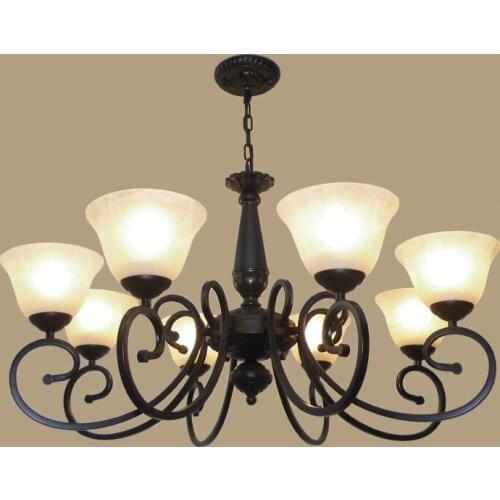 Pendant light 8 fashion iron lamp NEW vintage lamp bedroom lamp living room lights restaurant Pendant LAMP ZCL