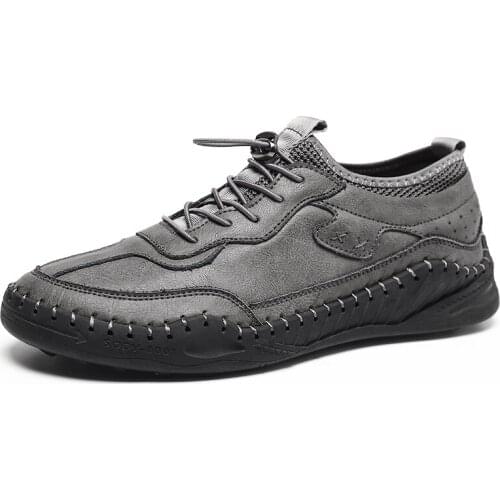 Mens Casual Shoes 2021 New Hiking Sneakers Plus Size 38-48 Breathable Lace-Up Shoes Men Designer Zapatos Hombre