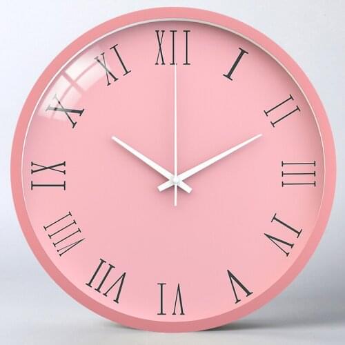 Nordic Simple Wall Clock Modern Design Digital Silent Wall Clock Roman for Living Room Reloj Mural Home Decoration WF50WC