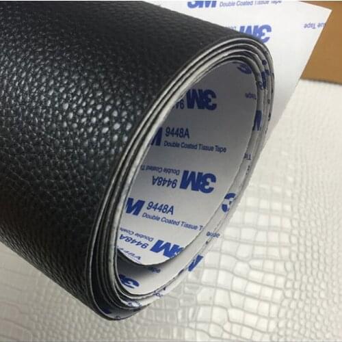 20*30cm Self Adhesion Litchi Faux Synthetic Leather Patches Big Size Multicolor PU Sofa Hole Repair Car Sticker Decoration