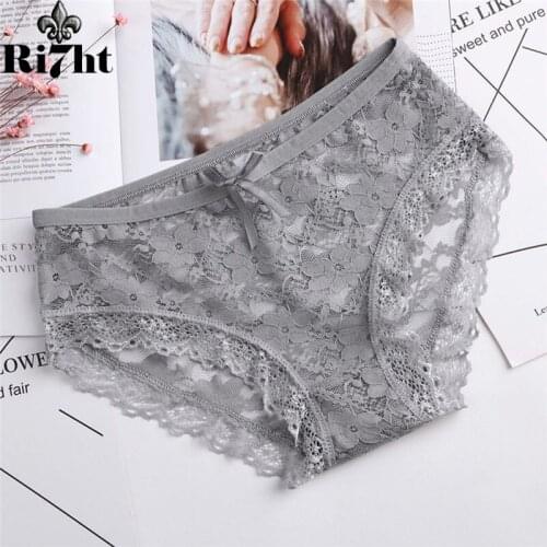 Sexy Lace Panties Women Fashion Cozy Lingerie Tempting Briefs Low Waist Intimates Underwear High Quality Womens Underpant