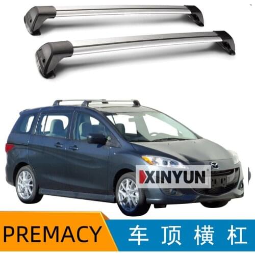 SHITURUI For MAZDA Premacy MVP ultra quiet truck roof bar car special aluminum alloy belt lock
