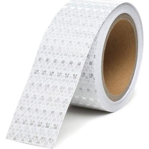 Reflective Warning Tape Sticker Warning Light Protective Film Stickers Strips For Car