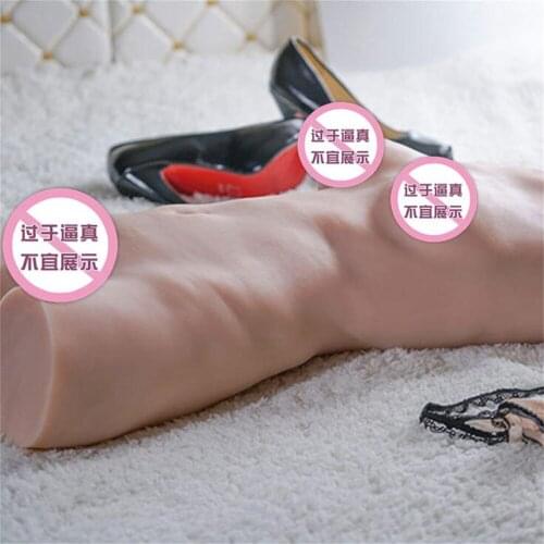 Tpe Real Beautiful solid femlae half mannequin body sexy life inverted doll full silicone masturbation for men doll sex D328