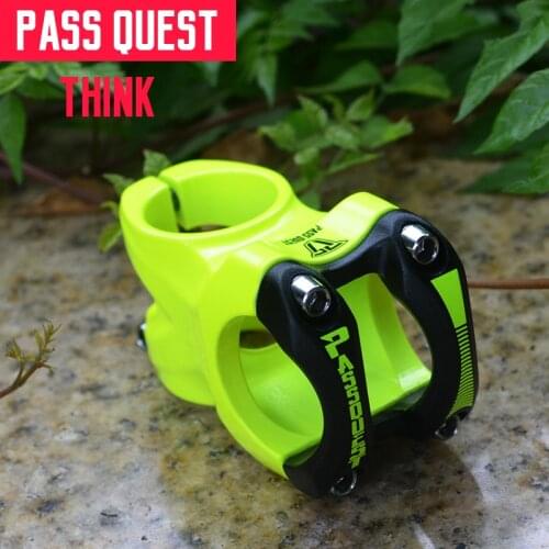 PASS QUEST alloy Bicycle stem DJ/AM/FR/DH Downhill Mountain Bike stem 0 degree 45MM Stem for XC AM MTB Mountain Bike Bicycle