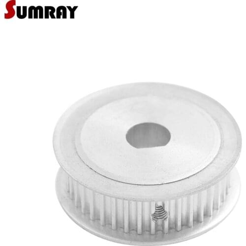 SUMRAY MXL D type Timing Pulley 40T Motor Belt Pulley 6*5/8*7/10*9mm bore 7/11mm width D type Toothed Pulley Wheel for 3D Printe