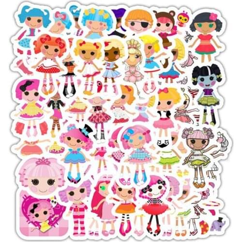 10/30/50PCS Angel Rollo doll cartoon girl suitcase cute graffiti waterproof pencil case decoration sticker wholesale