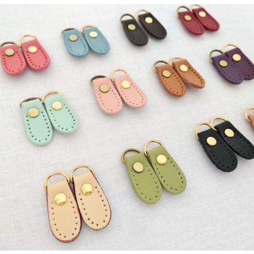 10PCS Luggage Side Clamp Leather Buckle Bag Strap Hang Hook DIY Zipper Puller Manual Purse Sewing Accessories 13X34mm Buckles