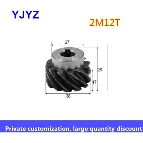 2M 12T helical gear 45 degree Staggered tooth 10MM 12MM 14MM 15MM hole diameter 1PC