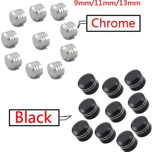 9mm/11.5 mm/13mm Motorcycle 10 PCS Bolt Cap For Harley Touring Sportster&Motorcycle Parts
