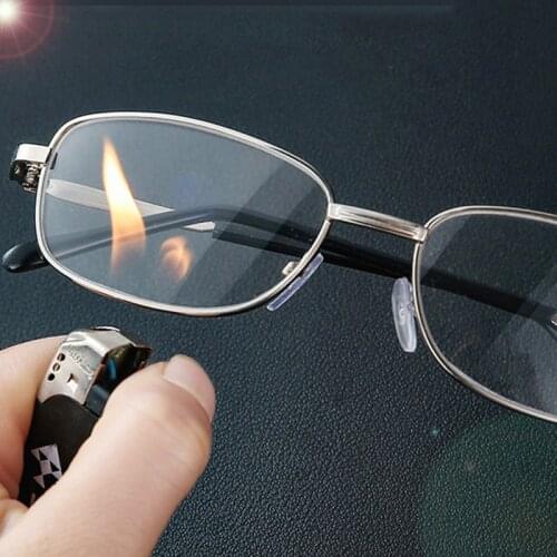Design Reading Glasses Men Women Full Frame Alloy Clear Glass Lenses Presbyopic Glasses Anti-Scratch +1.5 +2.0 +2.5