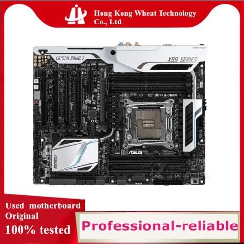 For ASUS X99-DELUXE Motherboard Socket LGA 2011 V3 DDR4 SATA III For Intel X99 Original Desktop Used Mainboard