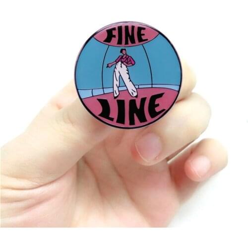 Enamel Brooches Singer Harry-Style Fine Line Album Theme Lapel Pins Jewelry Cute Badge Brooch Gifts for Fans New Arrivals