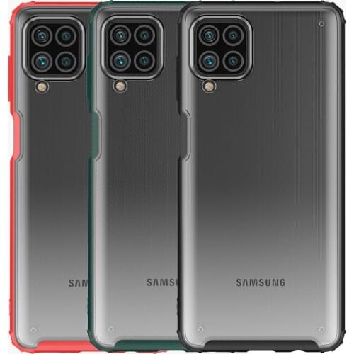 Hybrid Slim Armor Case For Samsung Galaxy F62 M62 Drop resistance Clear Transparent Back Cover Shield Defender