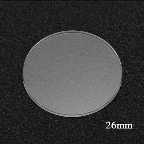 Anti scratch Smooth Flat Sapphire Watch Glass 1.2mm Thick Round Transparent Crystal Watch Repair Sapphire Glass 25-38mm
