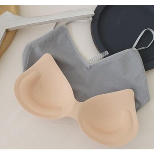 Sponge Bra Pads Chest Cup Bra Bikini Chest Pad Invisible Breast Enhancer Bra Padding