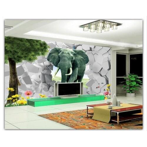 Customized 3d wallpaper 3d tv wall paper murals 3 d landscape scenery TV setting wall decoration mural wallpaper home decoration
