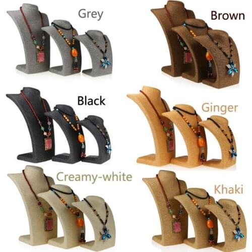 L-Shaped High-End Rope Necklace Display Stand Portrait Model Jewelry Stand Jewelry Pendant Display Props