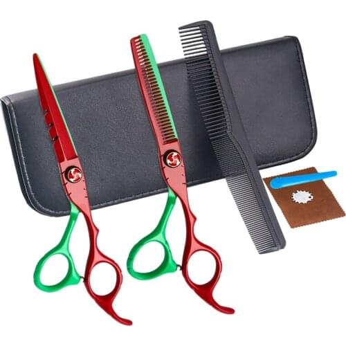 6 Inch Barber Scissor Accessories Hairdresser Pet Grooming Scissors Haircut Scissors Hair Dressing Kit Hair Cutting Scissors