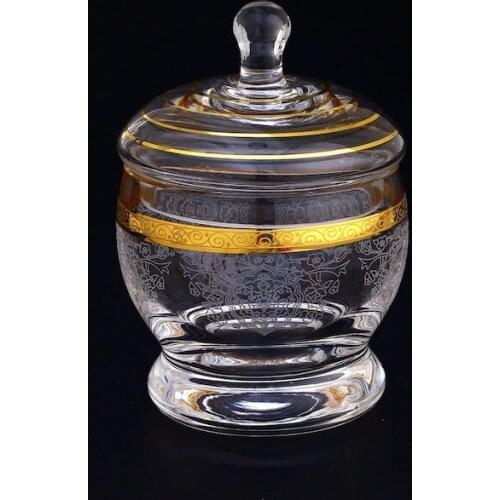 Sugar Bowl with lid-Rumeysa Gold 276649061