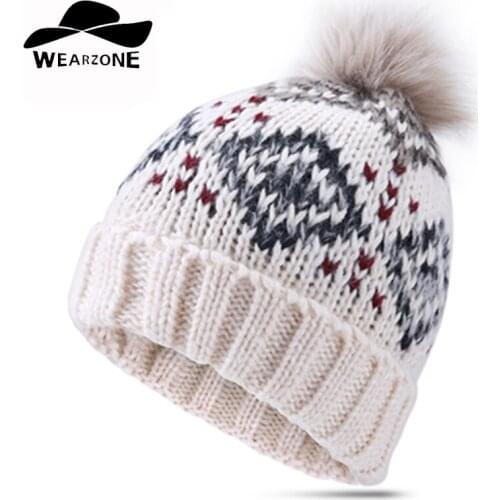 Женские вязаные шапки Wearzone China At AliExpress