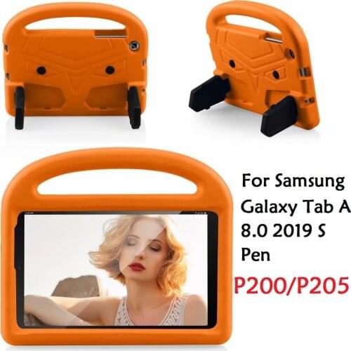 8.0'' EVA Armor Coque for Samsung Tab A 8.0 2019 S Pen P200 P205 Kids Case Shockproof Coque for Samsung P200 P205 Children Cover