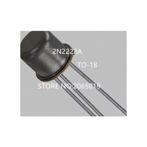 10PCS 2N2222A 2N2222 2222A TO-18 Gold sealed transistor