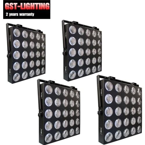 4pcs/lot 25 pcs 10W Stage Beam Light LED Matrix Blinder Wall Panel 5x5