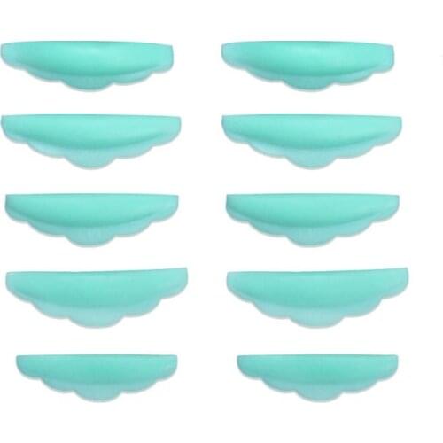 Hot 5 Pairs Grafting Eyelashes Silicone Pad Gasket False Eyelashes Hot Eyelash Tool Beauty Makeup Kit Women Safe Harmless