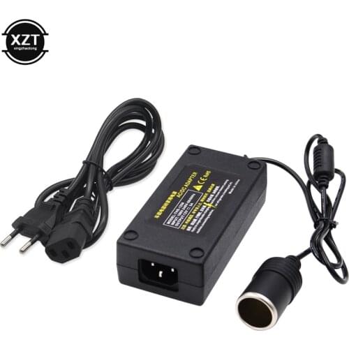 Power Adapter 220V AC to 12V 5A DC Socket Converter Home Auto for Car Cigarette Lighter EU US Plug LED Indicator Accessories