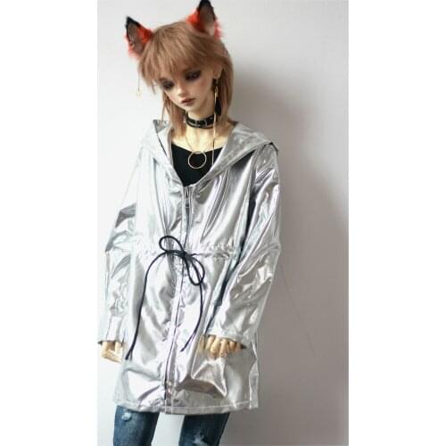 1/4 1/3 Scale BJD Accessories Doll Hooded Zipper Jacket Coat for BJD/SD MSD SD13 SD17 SSDF Uncle.Doll not included C868