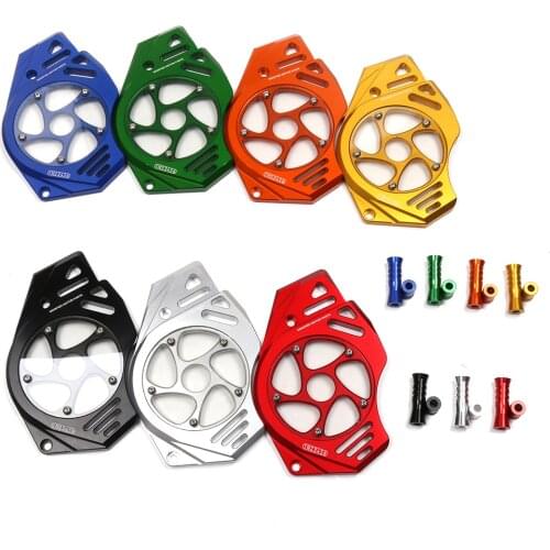 SMOK For Kawasaki ER6N ER6F 2006-2017 2007 2008 2009 Motorcycle CNC Aluminum Front Sprocket Chain Guard Cover Left Engine