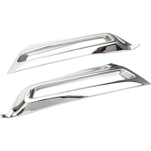 Car ABS Chrome Front Fog Light Lamp Cover Trim Fit for HONDA CR-V CRV 2017-2020