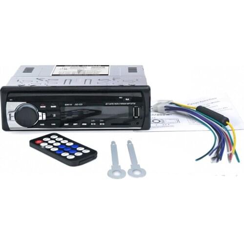 Car Radio 12V Bluetooth V2.0 JSD520 Stereo In-dash 1 Din FM Aux Input Receiver SD USB MP3 MMC WMA ISO Connector XNC