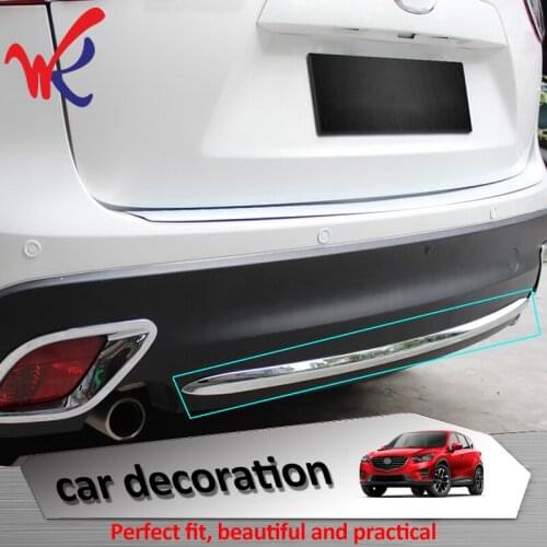 Loyalty for Mazda CX-5 2015 2016 Rear Bumper Cover Trim Decoration Stainless Steel Car Accessories